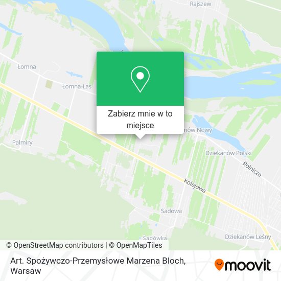 Mapa Art. Spożywczo-Przemysłowe Marzena Bloch