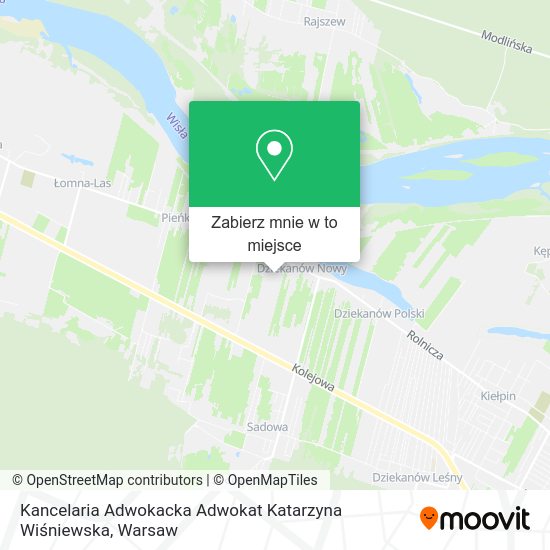 Mapa Kancelaria Adwokacka Adwokat Katarzyna Wiśniewska