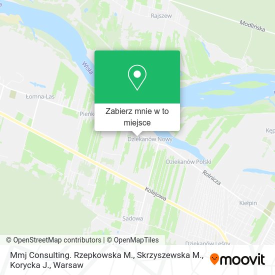 Mapa Mmj Consulting. Rzepkowska M., Skrzyszewska M., Korycka J.