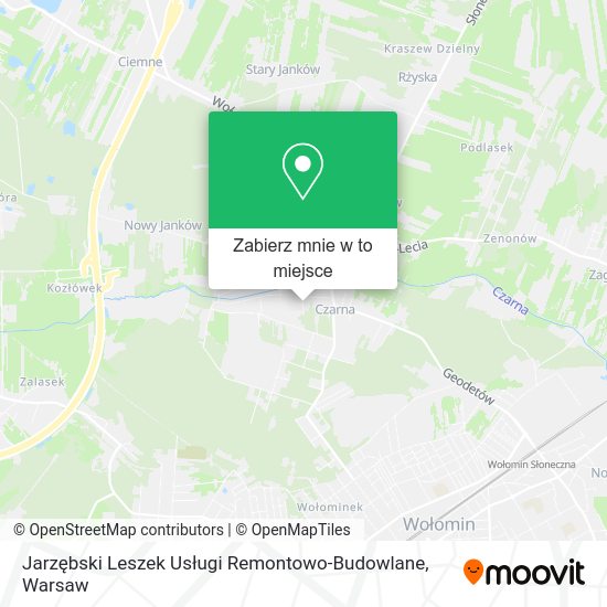 Mapa Jarzębski Leszek Usługi Remontowo-Budowlane