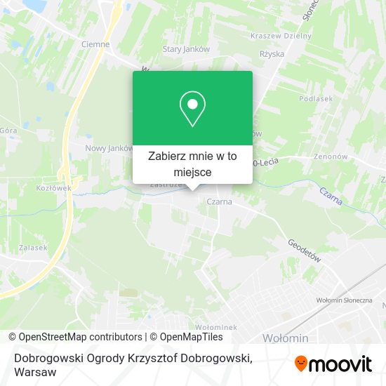 Mapa Dobrogowski Ogrody Krzysztof Dobrogowski