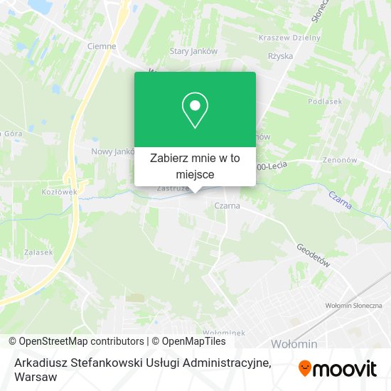 Mapa Arkadiusz Stefankowski Usługi Administracyjne