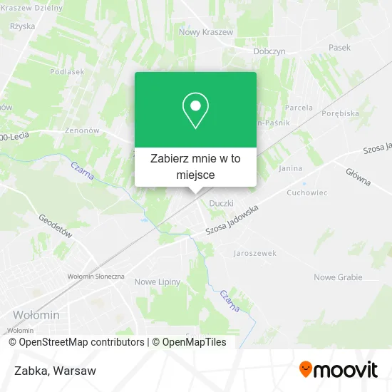 Mapa Zabka