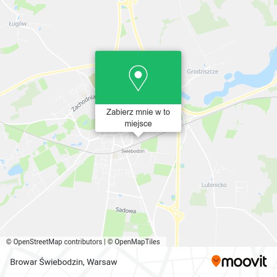 Mapa Browar Świebodzin