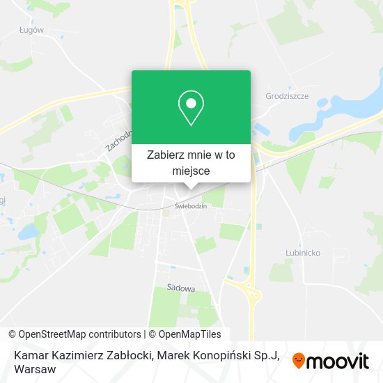 Mapa Kamar Kazimierz Zabłocki, Marek Konopiński Sp.J