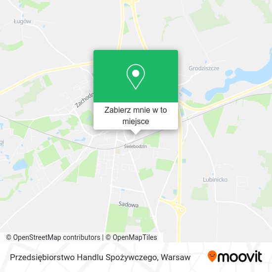 Mapa Przedsiębiorstwo Handlu Spożywczego