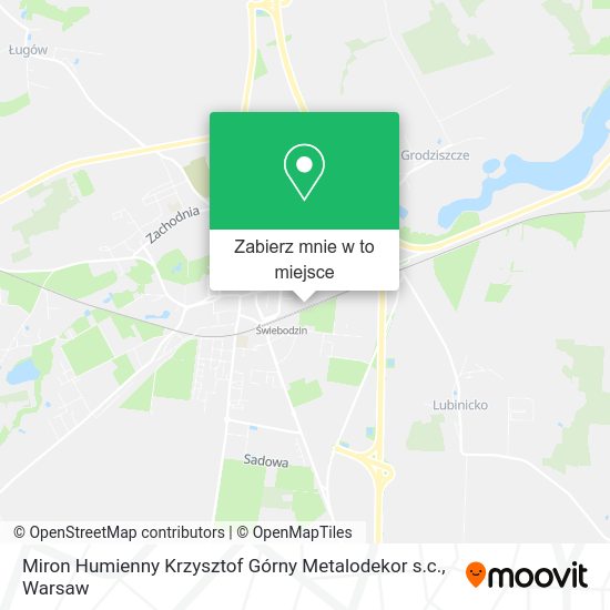 Mapa Miron Humienny Krzysztof Górny Metalodekor s.c.