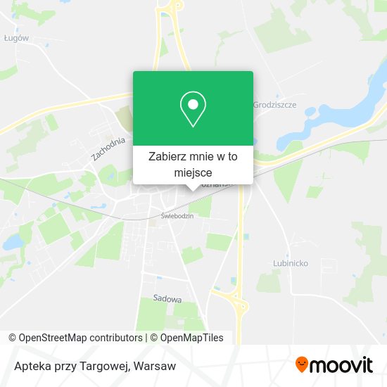 Mapa Apteka przy Targowej