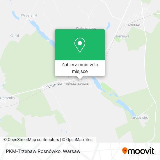 Mapa PKM-Trzebaw Rosnówko