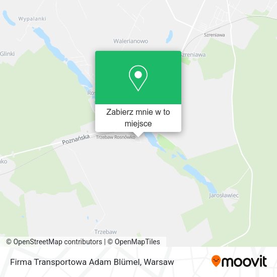 Mapa Firma Transportowa Adam Blümel