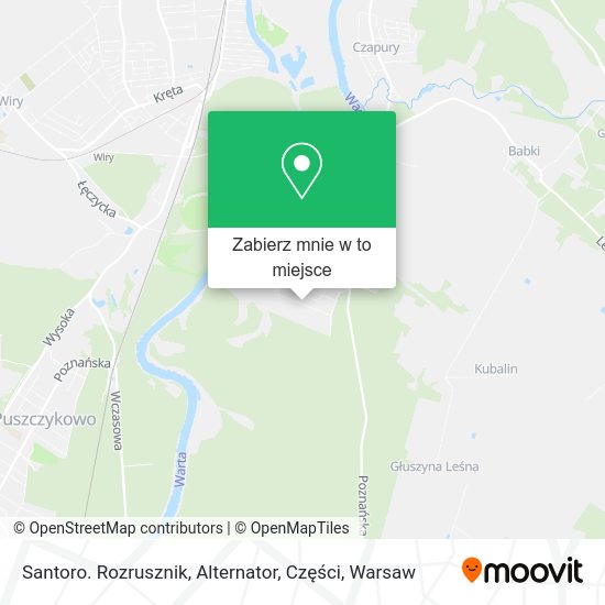 Mapa Santoro. Rozrusznik, Alternator, Części