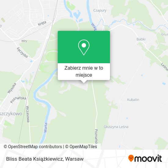 Mapa Bliss Beata Książkiewicz