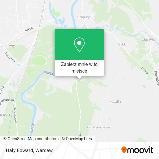 Mapa Hały Edward