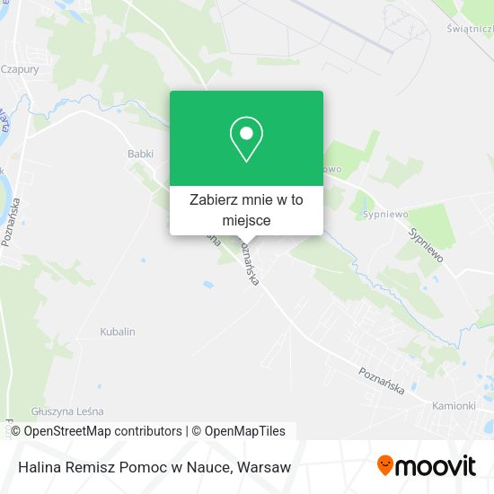 Mapa Halina Remisz Pomoc w Nauce