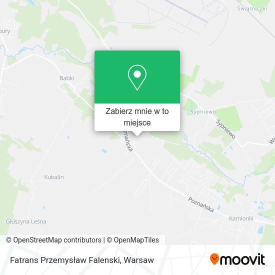 Mapa Fatrans Przemysław Falenski