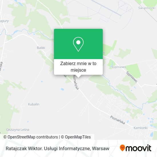 Mapa Ratajczak Wiktor. Usługi Informatyczne