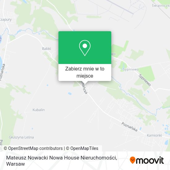 Mapa Mateusz Nowacki Nowa House Nieruchomości