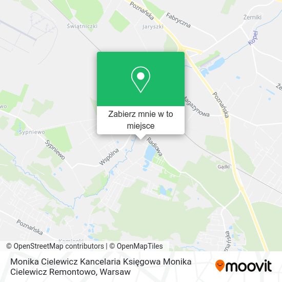 Mapa Monika Cielewicz Kancelaria Księgowa Monika Cielewicz Remontowo