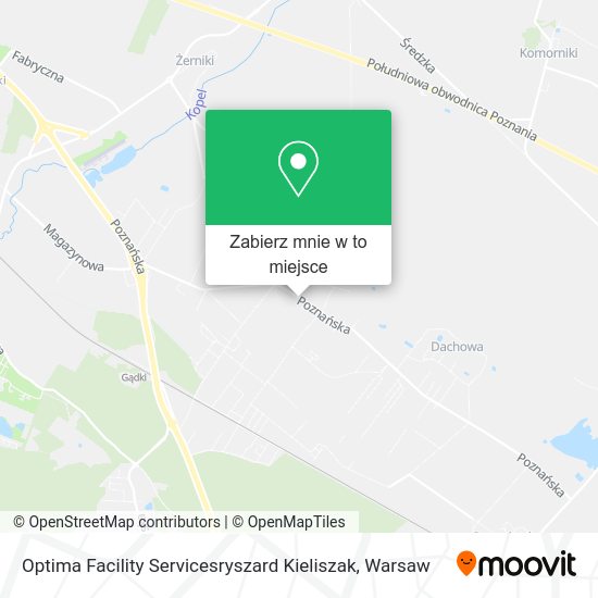 Mapa Optima Facility Servicesryszard Kieliszak