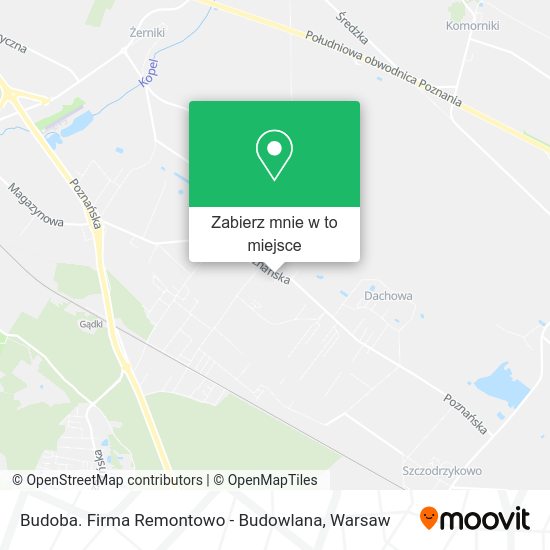 Mapa Budoba. Firma Remontowo - Budowlana