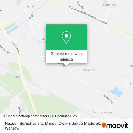 Mapa Nexus Interactive s.c. Marcin Ćwikła Jakub Mąderek