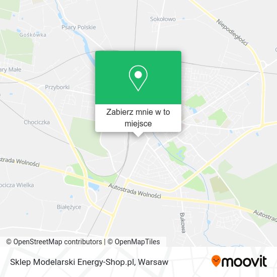 Mapa Sklep Modelarski Energy-Shop.pl