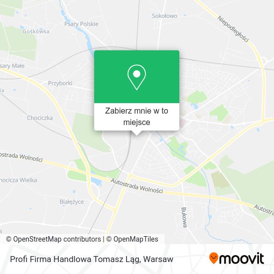 Mapa Profi Firma Handlowa Tomasz Ląg