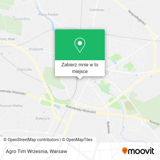 Mapa Agro Tim Wrzesnia