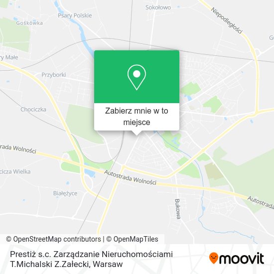 Mapa Prestiż s.c. Zarządzanie Nieruchomościami T.Michalski Z.Załecki