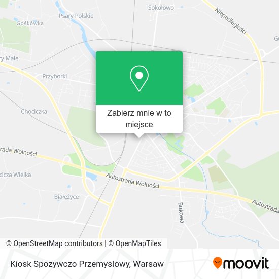 Mapa Kiosk Spozywczo Przemyslowy