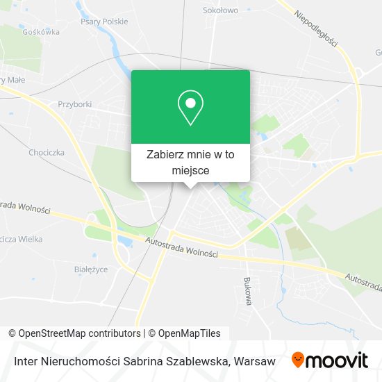 Mapa Inter Nieruchomości Sabrina Szablewska