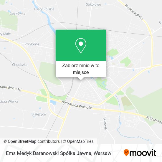 Mapa Ems Medyk Baranowski Spółka Jawna