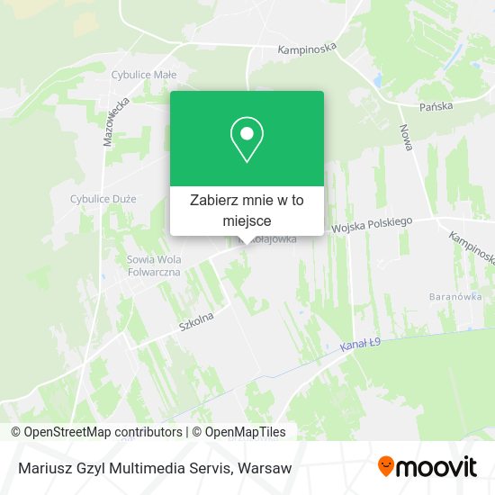 Mapa Mariusz Gzyl Multimedia Servis