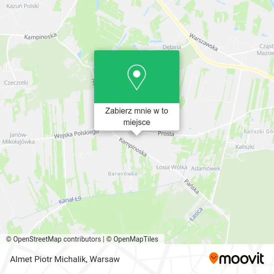 Mapa Almet Piotr Michalik