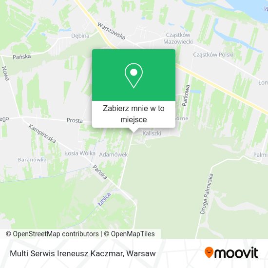 Mapa Multi Serwis Ireneusz Kaczmar