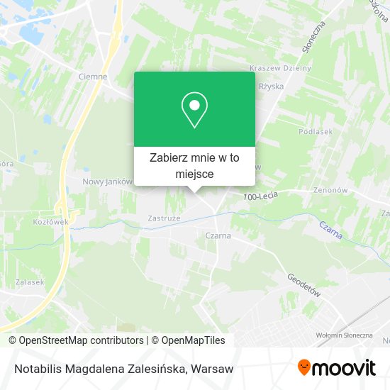 Mapa Notabilis Magdalena Zalesińska