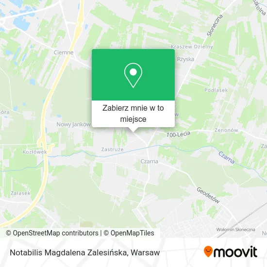 Mapa Notabilis Magdalena Zalesińska