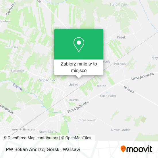 Mapa PW Bekan Andrzej Górski