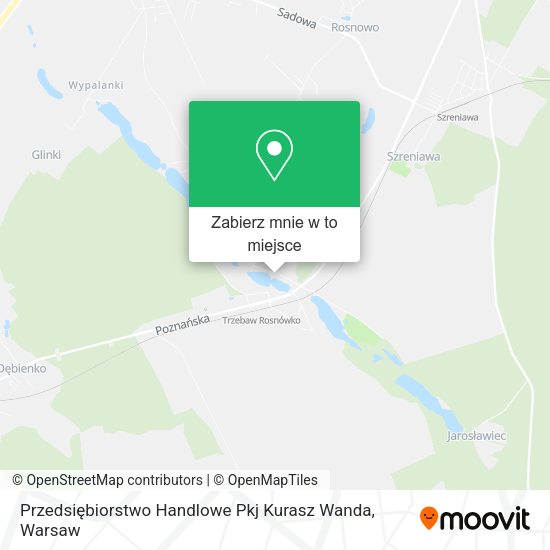 Mapa Przedsiębiorstwo Handlowe Pkj Kurasz Wanda