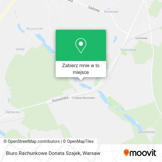 Mapa Biuro Rachunkowe Donata Szajek