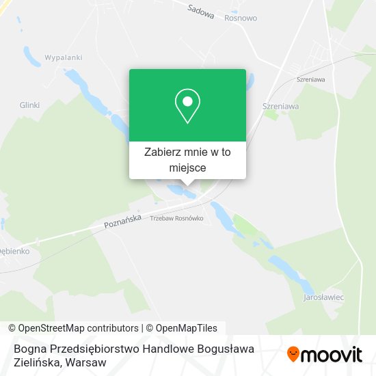 Mapa Bogna Przedsiębiorstwo Handlowe Bogusława Zielińska