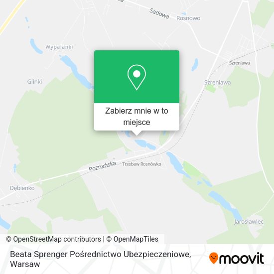 Mapa Beata Sprenger Pośrednictwo Ubezpieczeniowe