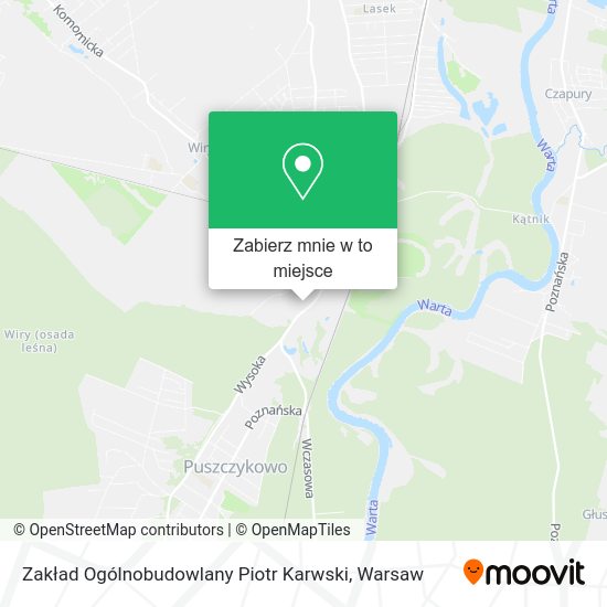 Mapa Zakład Ogólnobudowlany Piotr Karwski