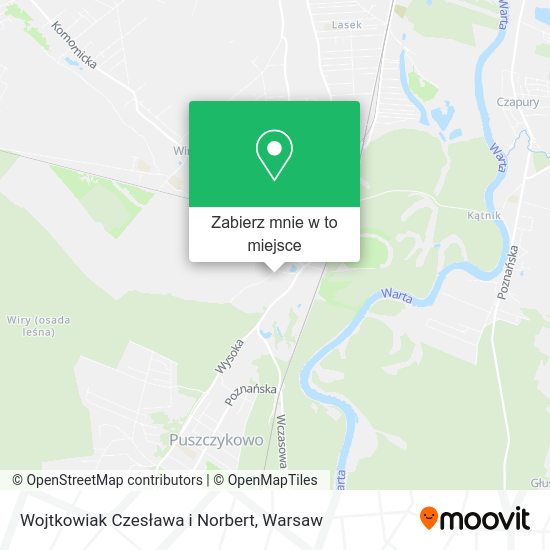 Mapa Wojtkowiak Czesława i Norbert