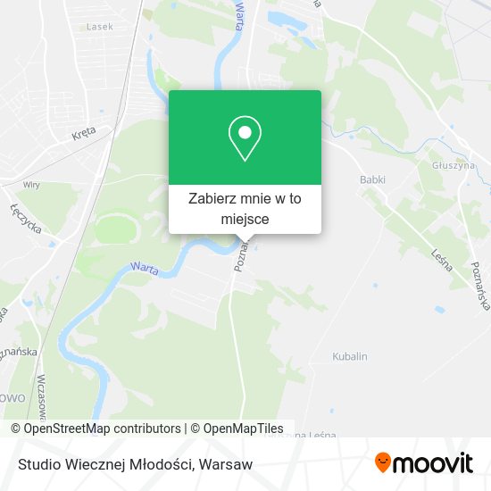 Mapa Studio Wiecznej Młodości