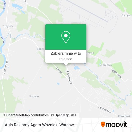 Mapa Agis Reklamy Agata Woźniak