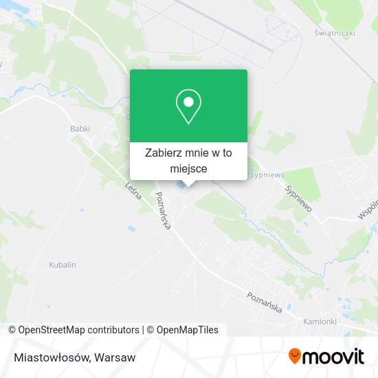 Mapa Miastowłosów