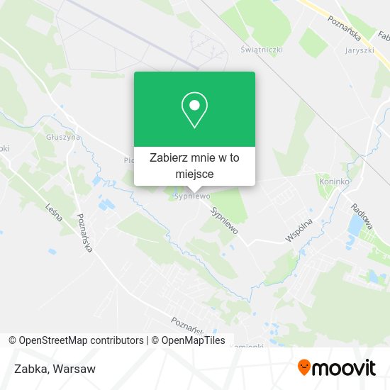 Mapa Zabka