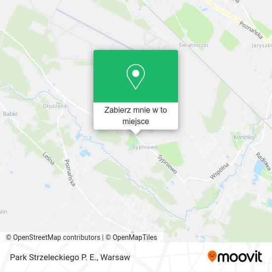 Mapa Park Strzeleckiego P. E.