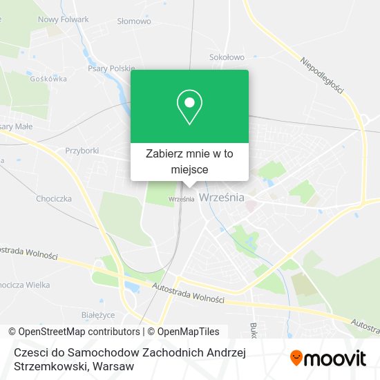 Mapa Czesci do Samochodow Zachodnich Andrzej Strzemkowski